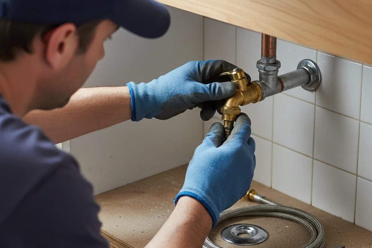 Shutoff valve and fitting work during Repiping in Lemon Springs